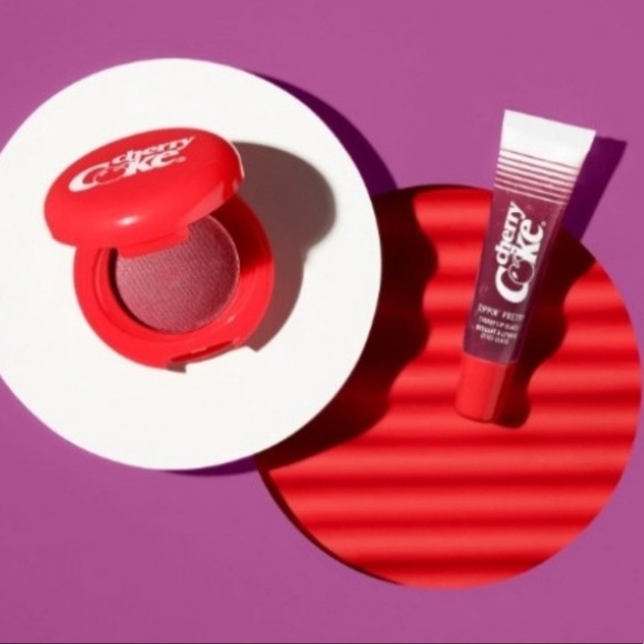 NIB Morphe X Coca-Cola Cherry Coke Cherry Refresher Lip & Cheek Duo - Picture 3 of 5